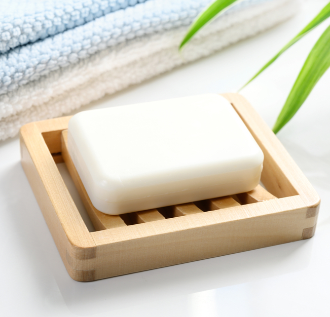 ecofriendly wooden soap dish